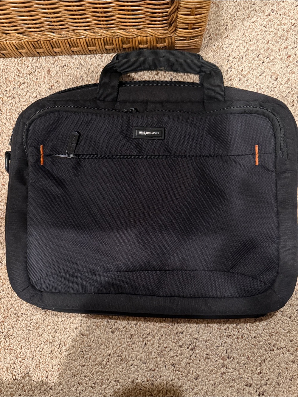 Black Laptop Briefcase - Compact Work Bag
